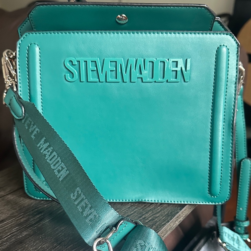 Steve Madden Aqua Crossbody Bag
